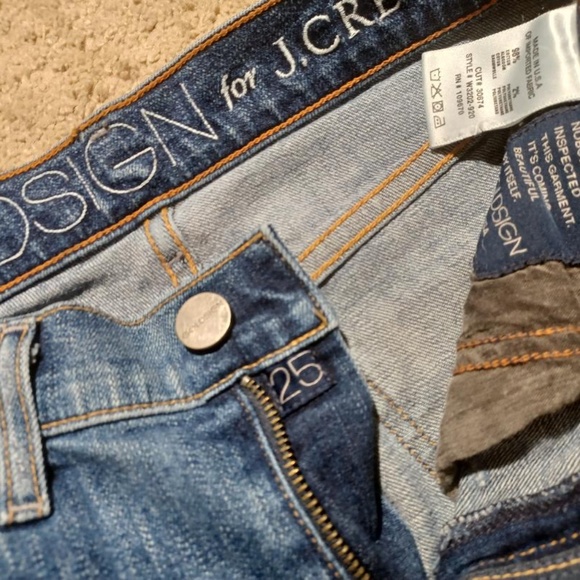 GOLDSIGN for J CREW Distressed Jenny Jeans - Picture 3 of 7